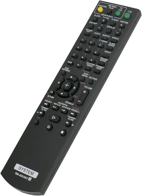 RM-ADU007 Remote Control Replacement for Sony DAV-HDX274, HCDHDX277, HCD-HDX287WC, HCD-HDX576, DAV-HDX475