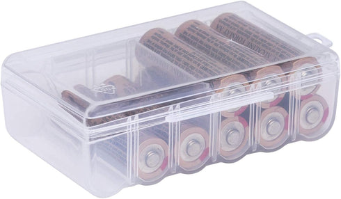 Dial Industries AA Battery Storage Box (B328FN), Clear, 12 AA by Dial Industries, Inc.