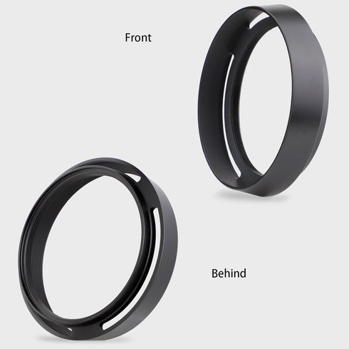 Haoge Metal Lens Hood Shade for Leica Q3 Q2 Q-P QP q Typ 116 Typ116 Camera Black