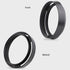 Haoge Metal Lens Hood Shade for Leica Q3 Q2 Q-P QP q Typ 116 Typ116 Camera Black