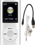 MP3 64G 1.8 8h XUMIUZIY Player, Stylish Portable Lossless Sound Music Player with Earphones, Support Memory Card, Sleep