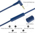 A8 Over-Ear Headphones with Microphone, Lightweight Folding Stereo Bass Headphones for Smartphone/Tablet (Blue)