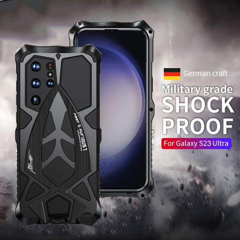 Phone Case for Galaxy S23 Ultra 5G, Heavy Duty Military Protective Tough Case for Samsung