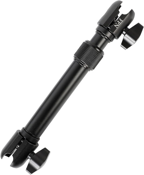 FPN All-Aluminum Extension Double Socket Arm, Adjustable Telescopic Mounting Arm 8.6 to 11.3