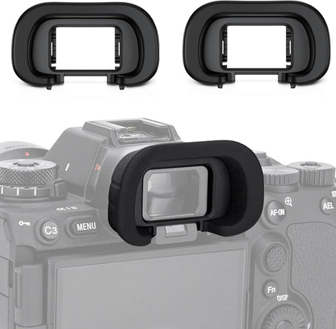 2 Pack FDA-EP21L A7IV A7RV Soft Silicone Camera Eyepiece Eyecup + Eyecup Eyepiece, Camera Viewfinder Eyeshade
