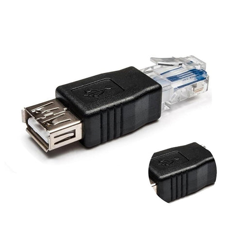 Rooyar 2.0 RJ45 USB to Ethernet Networking Adapter USB Transfer Networking Plug Adapter for Connecting ADSL Modems