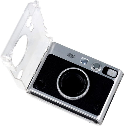 Mini Evo Clear Case for Fujifilm Instax Mini Evo Instant Camera, Transparent Photo Printer Protector with Accessories