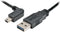TRIPP LITE 6-Feet USB 2.0 Universal Reversible Cable A to Le-Feet Angle 5-Pin Mini B, Black