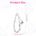 Qulkws Y2K Beaded Camera Wrist Strap Butterfly Cellphone Lanyard Strap Phone Charms Cute Pearl Digital Camera Charm