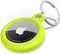 oakxco Neon Green Airtag Keychain Silicone Holder with Key Ring, Cute Accessories for Kids, Luggage, Car Dog Collar,