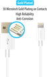 HomeSpot 8pin 5inch Short Cable Compatible with iPhone 12/11 /XR/XS / 8/8 Plus / 7/7 Plus iPad Air/Air 2 / Pro (1 Pack - White)