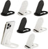 Attkryy 6-Pack Portable Phone & Tablet Stand(Black&White), Foldable Multi-Angle Desk Holders, Adjustable Universal