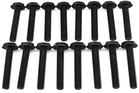 XSPC Black Radiator Screw Set, #6-32 UNC, 30mm, 16-Pack