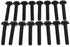 XSPC Black Radiator Screw Set, #6-32 UNC, 30mm, 16-Pack