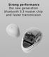Mini Wireless Bluetooth Earbuds, Tiny Semi in-Ear Headphone for Sleep, Work, Fitness, Run, Drive, White Gray