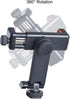 Phone Tripod Mount with Remote Controller, Universal Smartphone Adapter with Cold Shoe, 360° Rotating Clip Holder