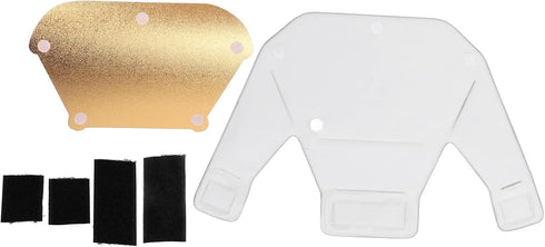 Universal Camera Speedlite Flash Softbox Diffuser Kit, 3 in 1 Light Diffuser with Silver Gold White Reflector