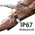 Smart Watch for Women Men, 2.01" Fitness Tracker with Heart Rate Monitor, IP67 Waterproof, Black for Android iOS Phones