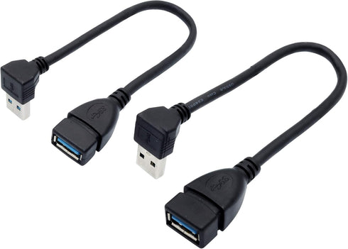 Male to Female Extension Cable, 2Pack USB 3.0 Male to Female Adapter, 7.9 inches (20cm)