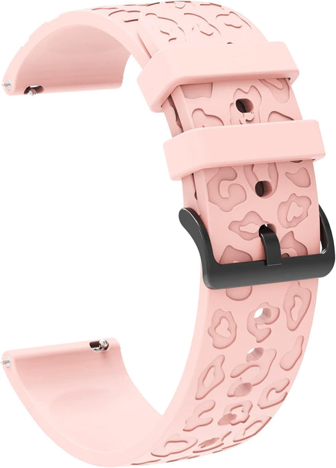Smartwatch Accessories for iTech Fusion 2 / 2S / 2R, 20mm Silicone Watch Band Quick Release Straps, 5 Pack
