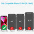 YINGYKJ 13 6500mAh 13 (5.4 inch) Battery Case for iPhone Mini, Enhanced Ultra Thin Portable Protective Power Smart