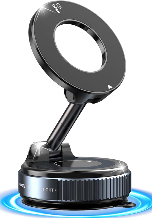 WEKEFON Upgraded Vacuum Magnetic Car Phone Holder for Your Car [120LBS Ultra Suction