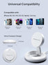 PowerLot Wireless Charger, 15W Fast Qi2-Certified Charging Station for iPhone 16/15/14/13/12, 20W PD Charger