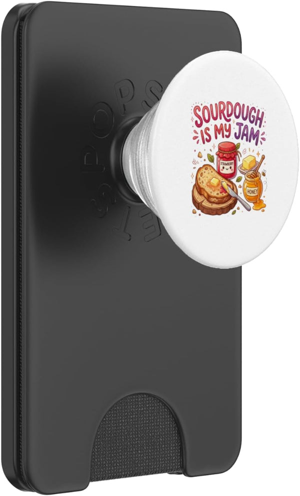 Cozy Crumb Club Sourdough is My Jam Funny Baking for Women Bakers Moms PopSockets PopWallet