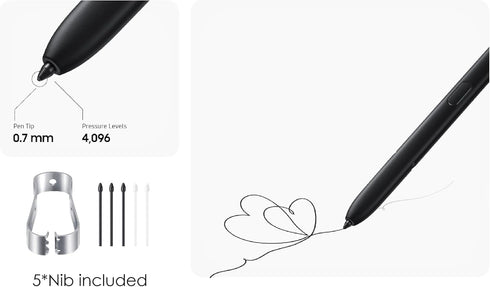 S24 Ultra S Pen Replacement for Samsung Galaxy S24 Ultra 5G, Stylus Pen with Bluetooth, 4096 Pressure Sensor, 5PCS