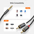 CableCreation 3.5mm to RCA Cable, 3.5mm Male to 2RCA Male Stereo Y Splitter, 1.6FT/0.48M