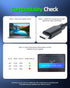 Dexpt Charger Fit for Asus Zenbook 14 13 S13 S Flip 3 Deluxe Duo 14, Chromebook, Vivobook, USB-C, Fast Charging