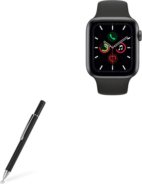 BoxWave Stylus Pen - FineTouch Capacitive Stylus for Apple Watch Series 5 - Jet Black