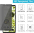 3 Pack Anti-Spy Tempered Glass Privacy Screen Protector for Google Pixel 6, Ultra HD, 9H, Bubble-Free, Easy Install.