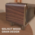 Retro Bluetooth Speaker, Vintage Radio Walnut Wood Rotary FM Radio, 20W Dual Speakers Stereo, U Disk/TF Card/Aux Music