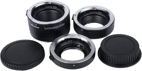 VILTROX DG-C Metal Mount Auto Focus Macro Extension Tube Set Adapter Ring (12mm+20mm+36mm) for Canon DSLR EF/EF-S Lens