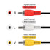 Shutao 2Pcs 3.5mm 3 5ft/1.5m to RCA AV Audio Video Cable TRRS to RCA Male AV Plug Adapter Cord Av Cable for Camcorder
