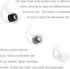 Silicone Earbud Replacement Tips, Covers Compatible with Bose SoundSport, Freestyle IE2 IE3 Headphone, 3 Pairs S M L