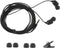YOCUNKER 3.5mm Wired Earphone, in-Ear Earbuds, High Sound Quality, 3 Meter Length Cord, No Microphone, Black