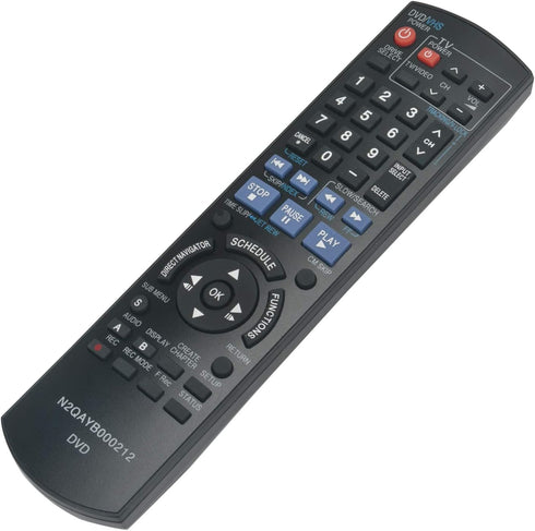 New N2QAYB000212 Replacement Remote for Panasonic DVD Recorder VCR DMR-EA38V DMR-EA38VK DMR-EA38
