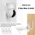 SIPRDE Acrylic Small Wall Shelf Set of 3 for Security Cameras, Baby Monitors, Easy to Install No Drill, Clear