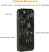 molzar Grip Series Case for iPhone 15 Plus with Real Forged Carbon Fiber, Built-in Metal Plate for Magnetic Mount,