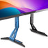 KAMIWI Universal TV Stand Base Replacement,Metal TV Legs-7 Level Height Adjustable,Desktop TV Stand