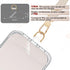 UKON Cell Phone Lanyard with Premium Metal Buckle, Crossbody and Wrist Strap with 2 X Phone Patch (Beige)