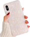 J.west iPhone Xs Max Case, Luxury Opal Sparkle Bling Design, Crystal Clear Soft TPU Silicone Cover for Girls