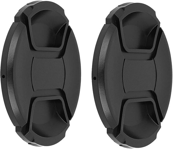 SIOTI 95mm Lens Cap, 2 Packs + 1 Piece Cleaning Wiper, Model: LC-95, Compatible with Camera Lens & Filter Adapter Ring