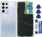Galaxy S21 Ultra Back Glass Replacement for Samsung G998U, Housing Door Cover with Camera Glass Lens and Repair Tools