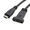 cablecc USB-C USB 3.1 Type C Male to Female Extension Data Cable with Panel Mount Screw Hole