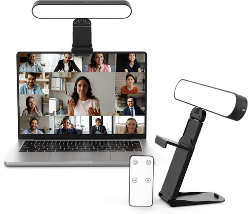 Takerers Video Conference Lighting, Webcam Light with Remote & Touch Control, 3 Color