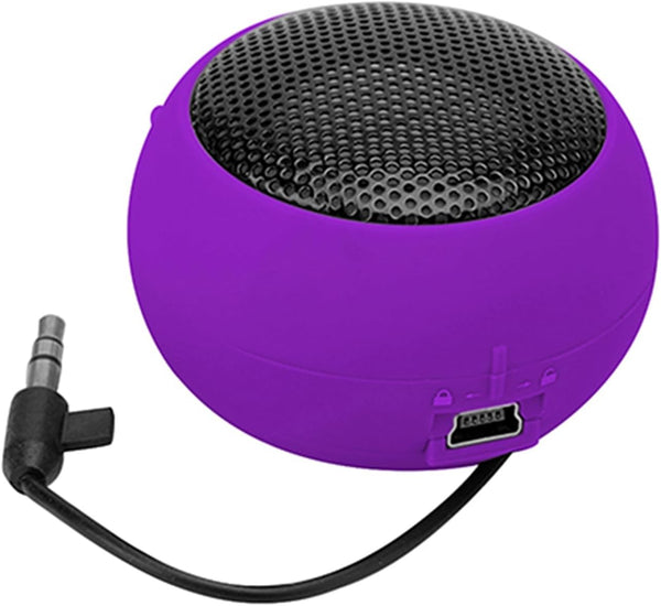 YOXIER Mini Portable Hamburger Speaker Amplifier for Laptop Phone Tablet PC Purple