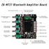 ZK-MT21 2.1 12V-24V Channel Bluetooth Amplifier Board Mini Audio Receiver with Subwoofer Output, Bass Treble Control